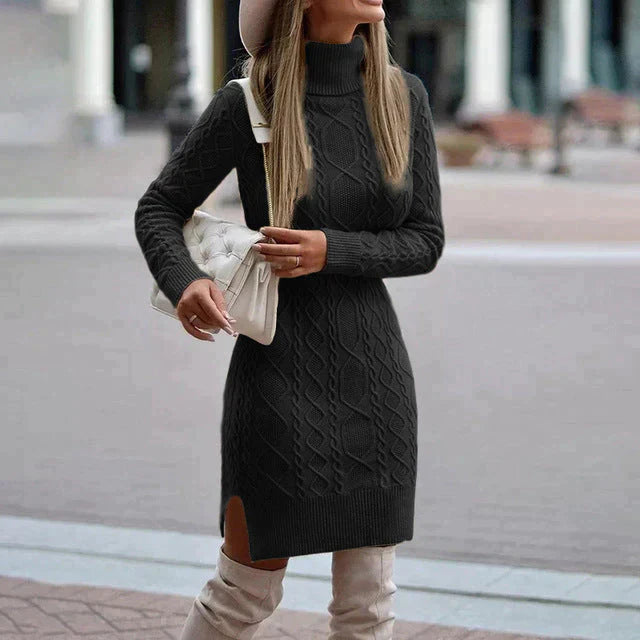 Lune London | Elegant winter knitted dress
