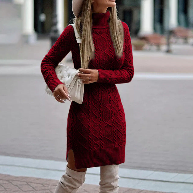 Lune London | Elegant autumn-winter dress made of knit