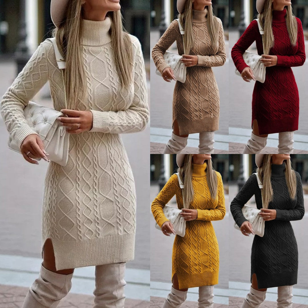 Lune London | Elegant autumn-winter dress made of knit