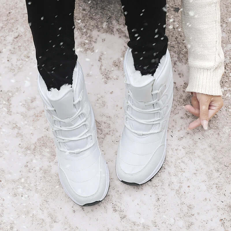 Lune London | Combat Boots - Waterproof Mid-Calf with Velcro