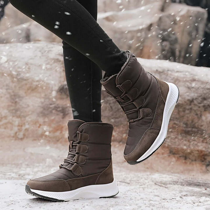Lune London | Combat Boots - Waterproof Mid-Calf with Velcro