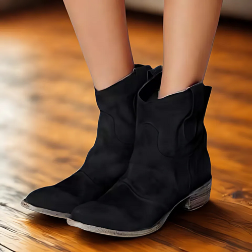 Amarae | Ankle boots - Aged look with small heel