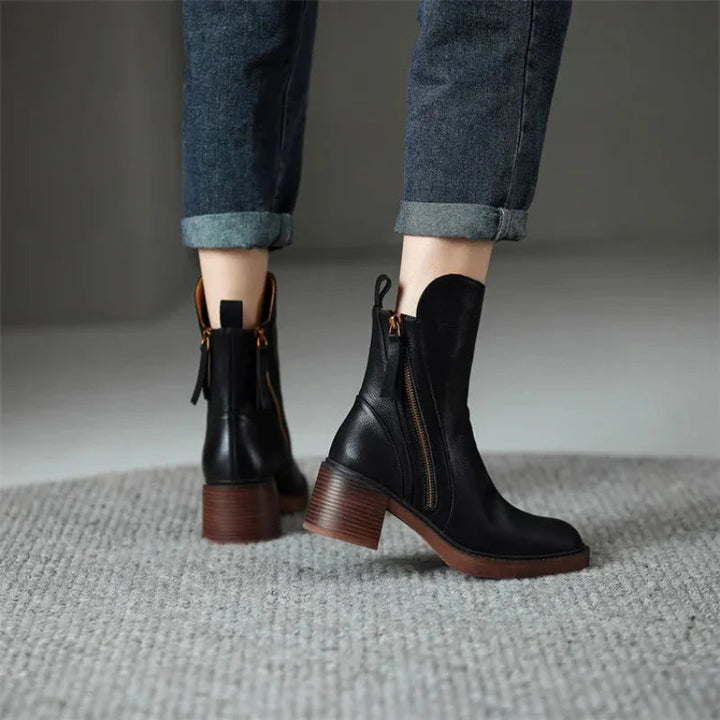 Lune London | Block heel ankle boots - Trendy shoes