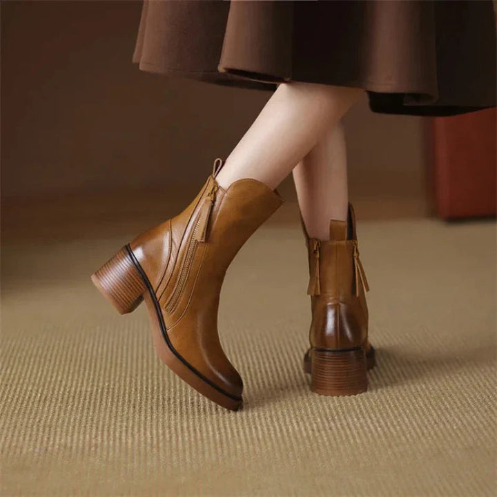Lune London | Block heel ankle boots - Trendy shoes