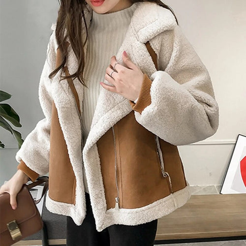 Amarae | Fleece Jacket - Comfortable Roll-Up Jackets