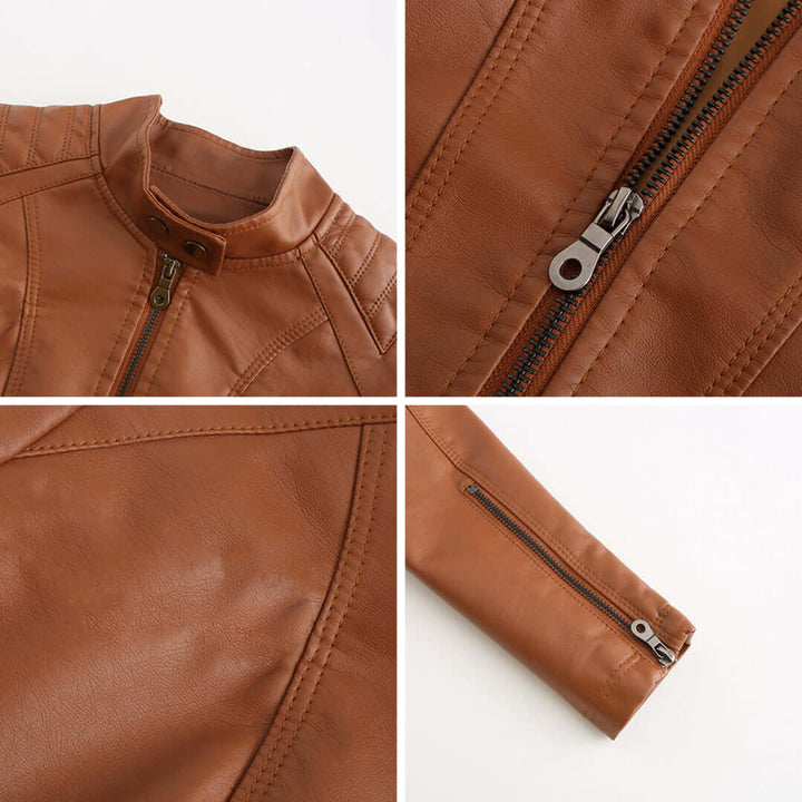 Amarae | Leather Jacket - Timeless Elegance