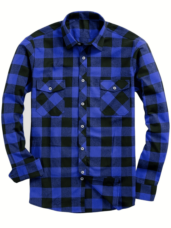 Lune London | Chemise de loisirs pour hommes avec imprimé bûcheron