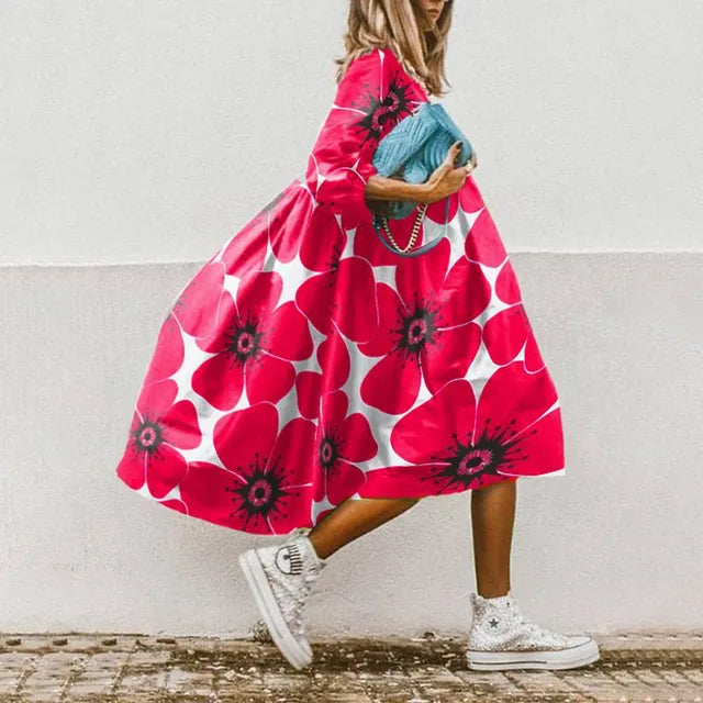 Lune London | Elegant Beach Dress with Print