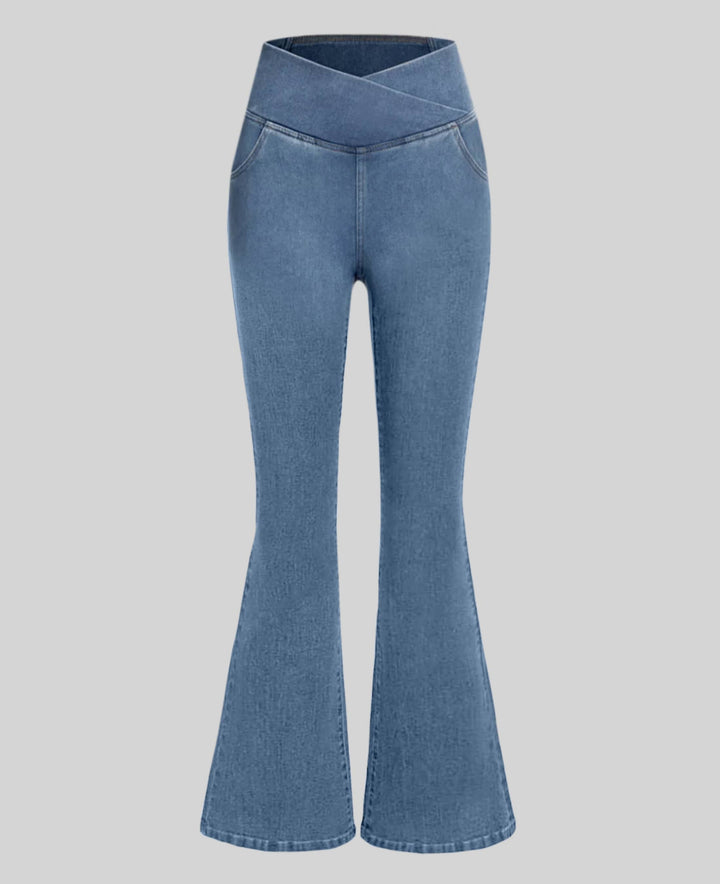 Lune London | High-waisted stretch jeans