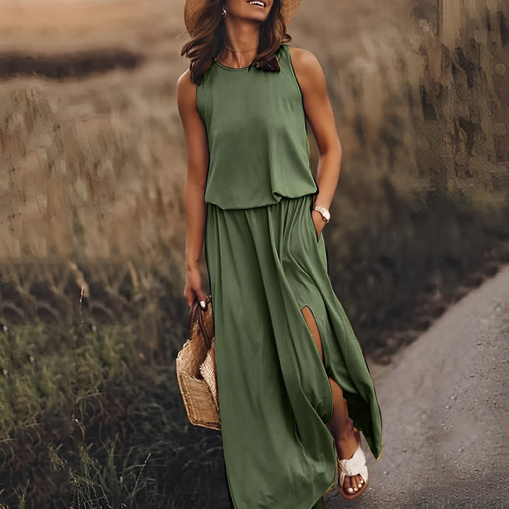 Lune London | Elegant Color Play Dress
