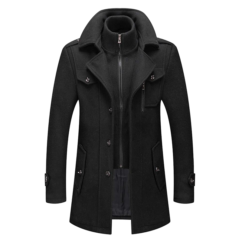 Amarae | Double-breasted coat for men - Regular fit