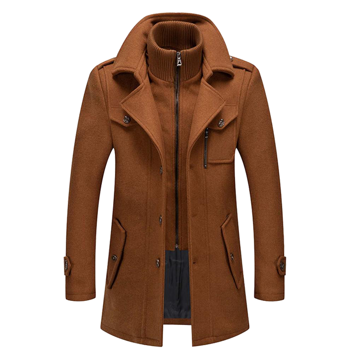 Amarae | Double-breasted coat for men - Regular fit