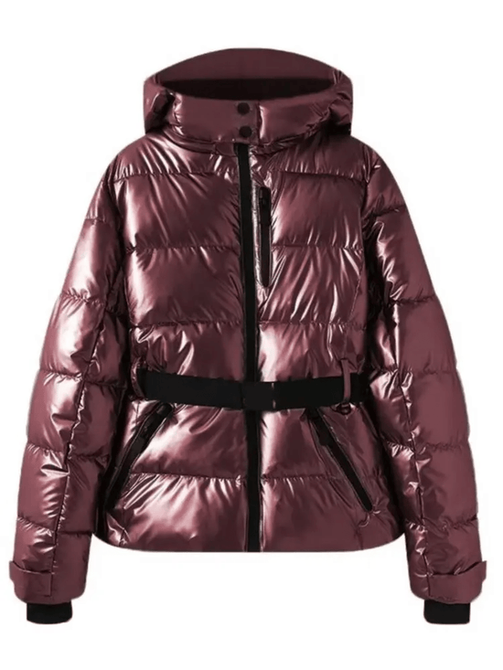 Amarae | Down jacket for women - With hood, belt - Winter