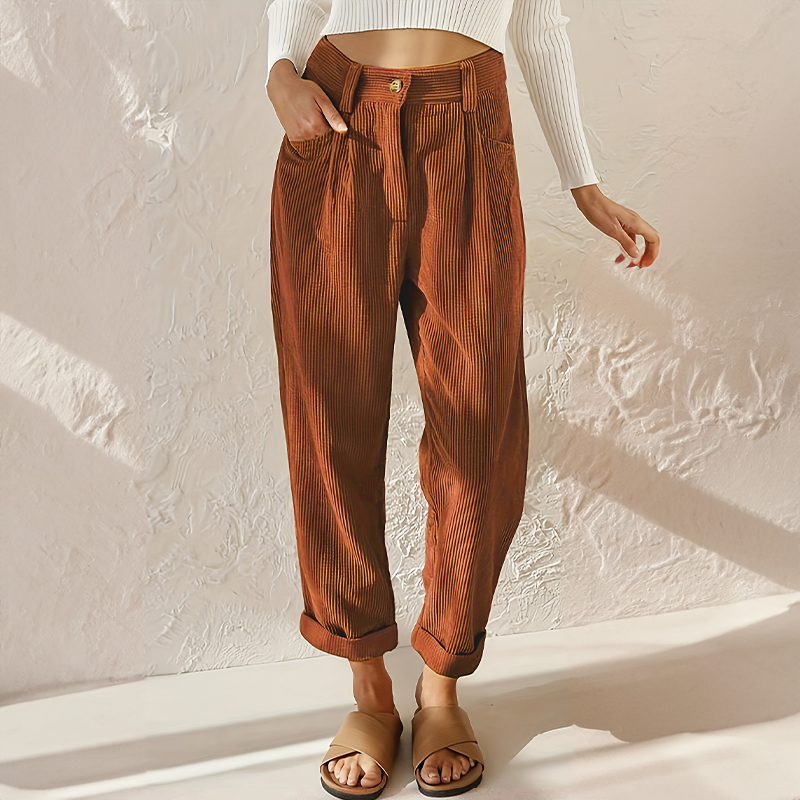 Lune London | Casual Corduroy Pants for Women