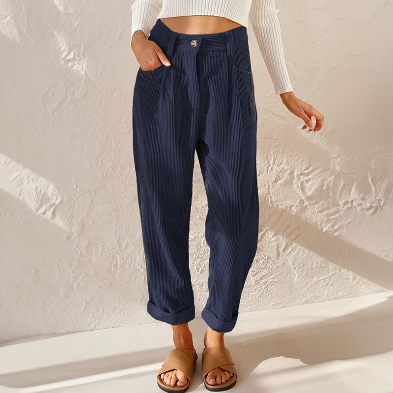 Lune London | Casual Corduroy Pants for Women