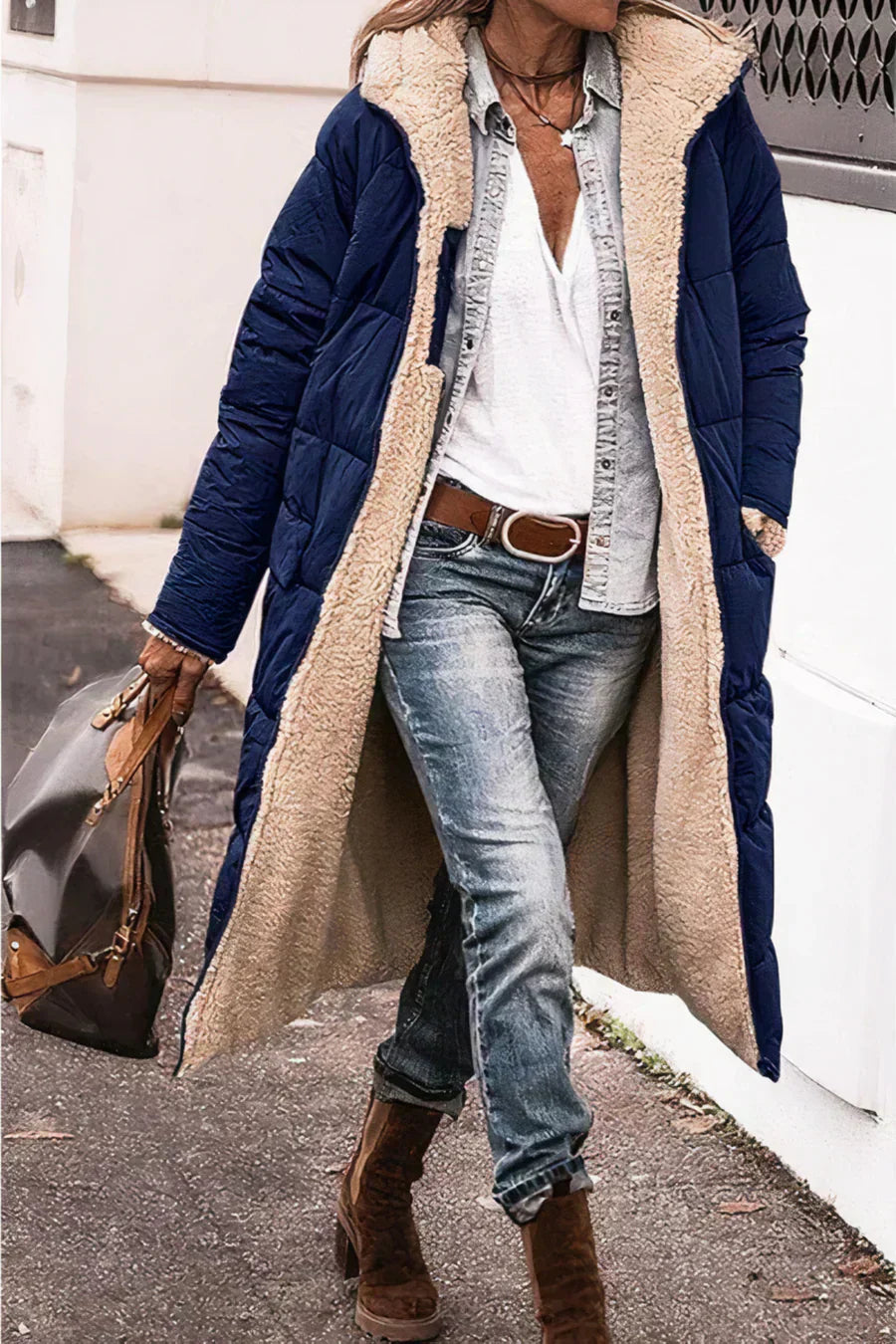 Chic Und Stil | Elegant Reversible Warm Parka