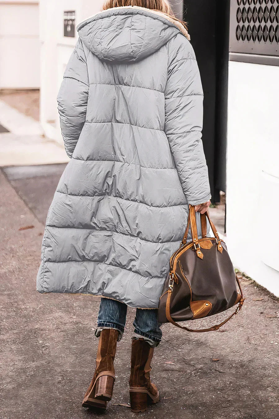 Chic Und Stil | Elegant Reversible Warm Parka