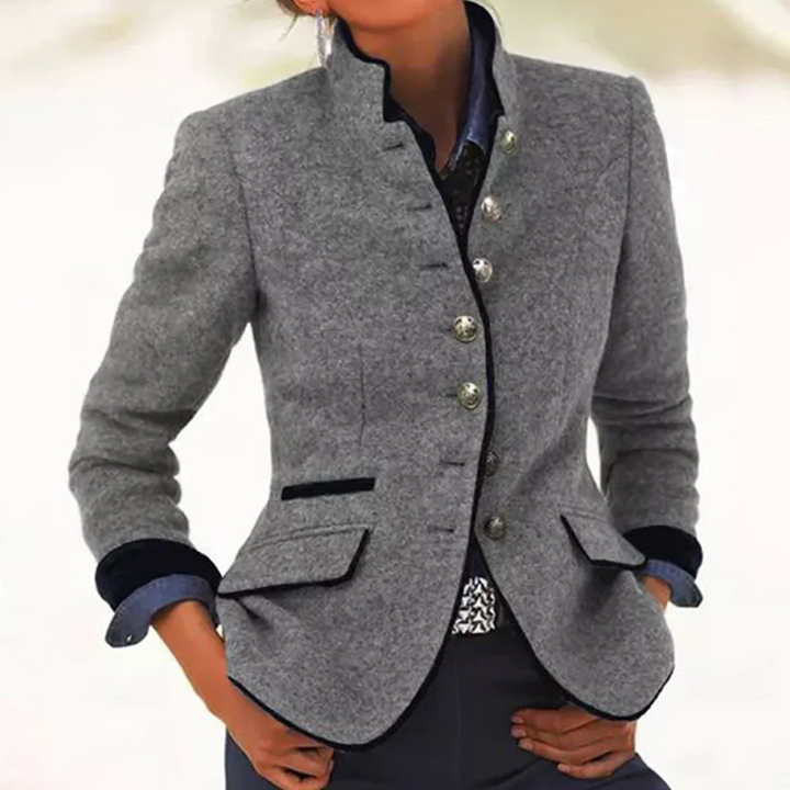 Amarae | High collar - Women's long padded winter jacket