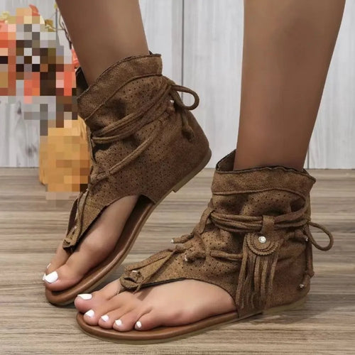 Amarae | Retro Vintage Suede Women Sandals
