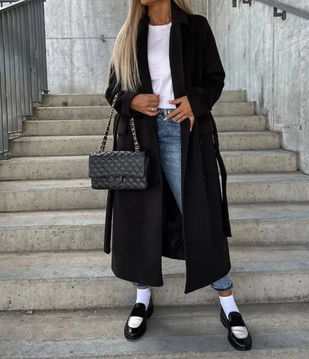Lune London | Stylish Tailored Coat for Women Warm and Classic Winter Look