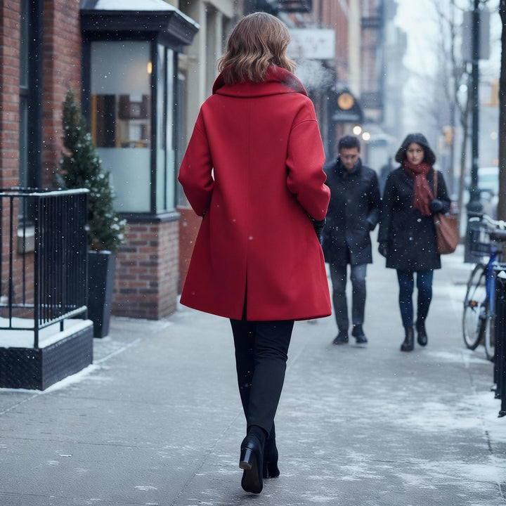 Elegant Windproof Women's Coat