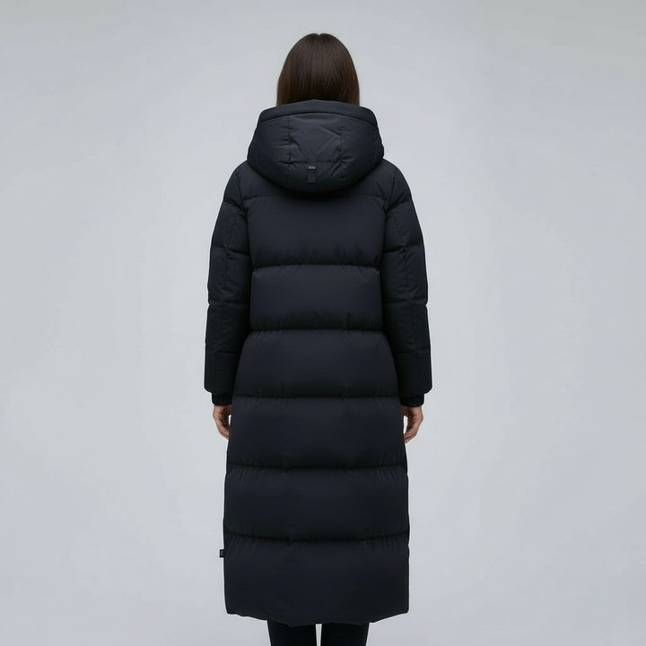 Windproof Long Winter Jacket Women | Amarae
