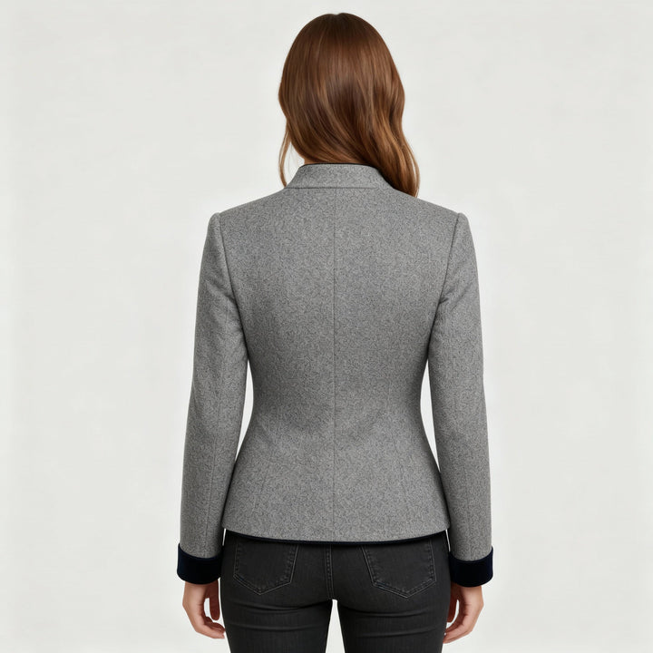 Classic Structured Premium Comfort Wool Jacket Women | Amarae