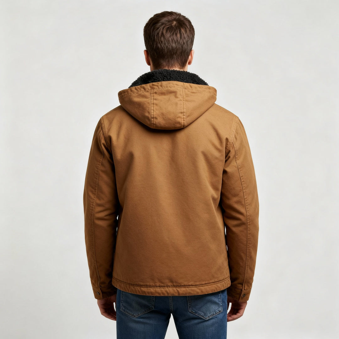 Functional Waterproof Outdoor Winter Parka Jacket with Hood Polyester | Amarae