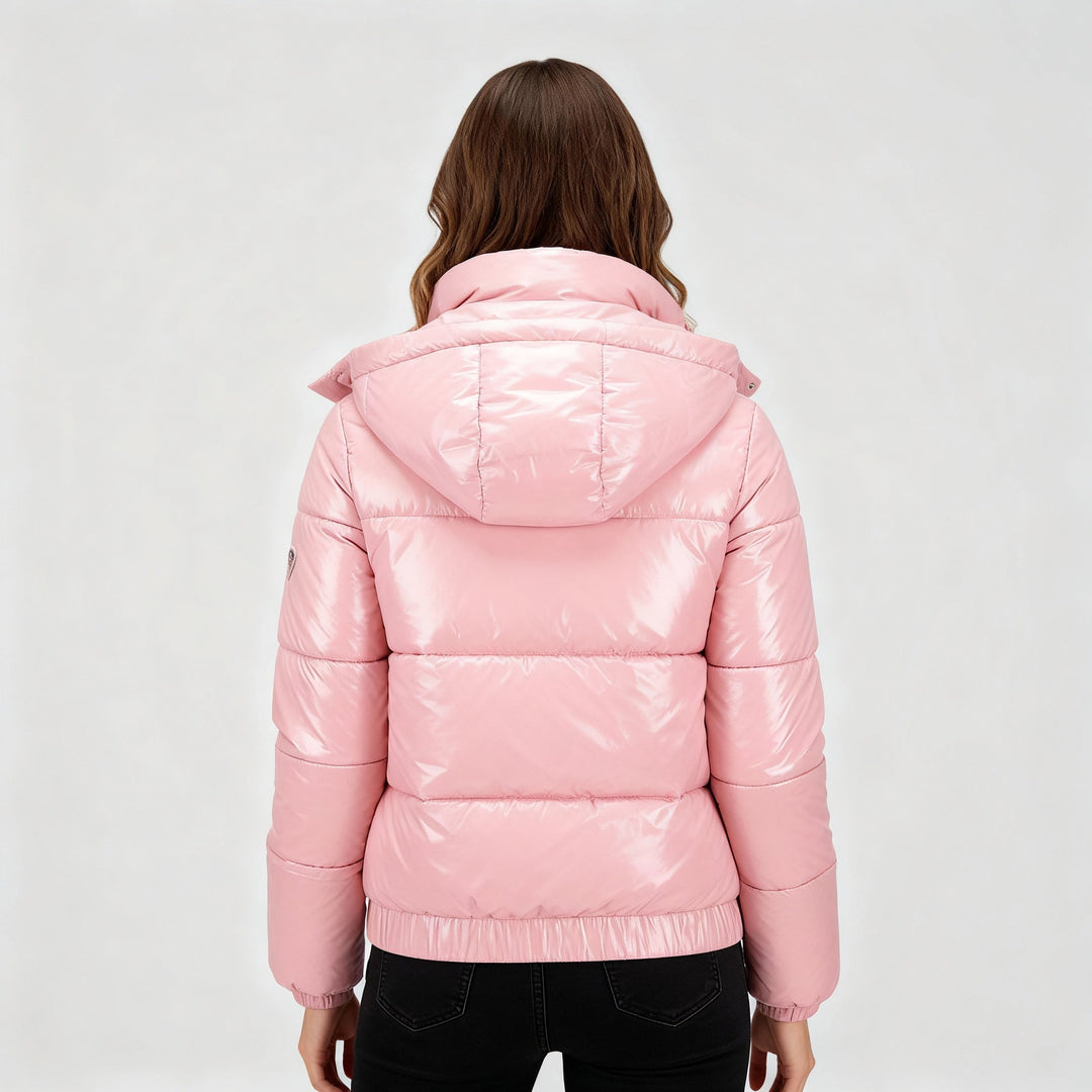 Shiny Water Repellent Thermo Comfort Winter Jacket Women | Amarae