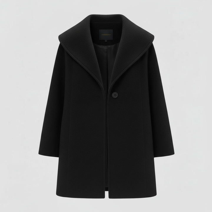 Windproof women's coat with shawl collar | Amarae