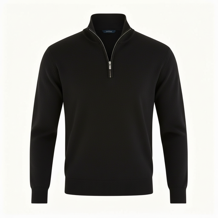 More Elegant Merino Comfort Pullover Women Zipper Modern Knitting | Amarae