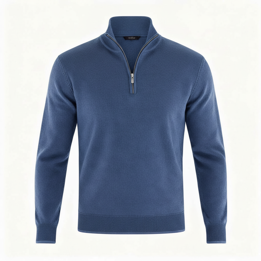More Elegant Merino Comfort Pullover Women Zipper Modern Knitting | Amarae