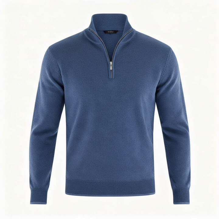 More Elegant Merino Comfort Pullover Women Zipper Modern Knitting | Amarae