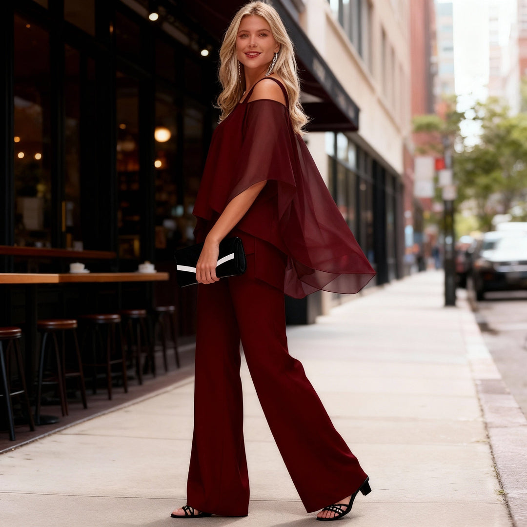 Lune London | Luxury Chiffon Set for Elegant Evenings