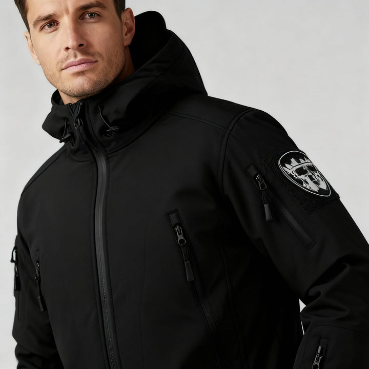 Amarae Men's Outdoor Set with Hooded Jacket and Cargo Pants