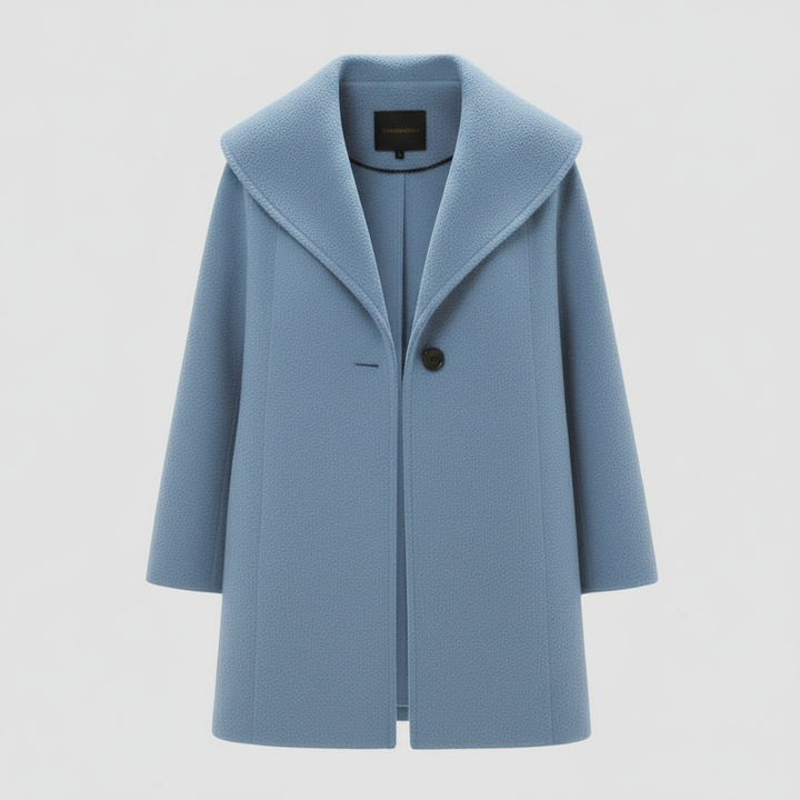 Windproof women's coat with shawl collar | Amarae