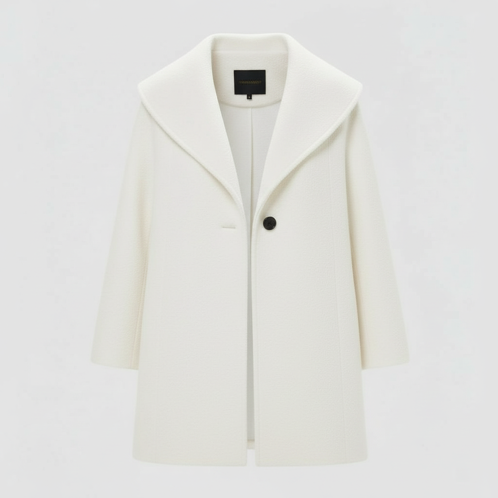 Windproof women's coat with shawl collar | Amarae