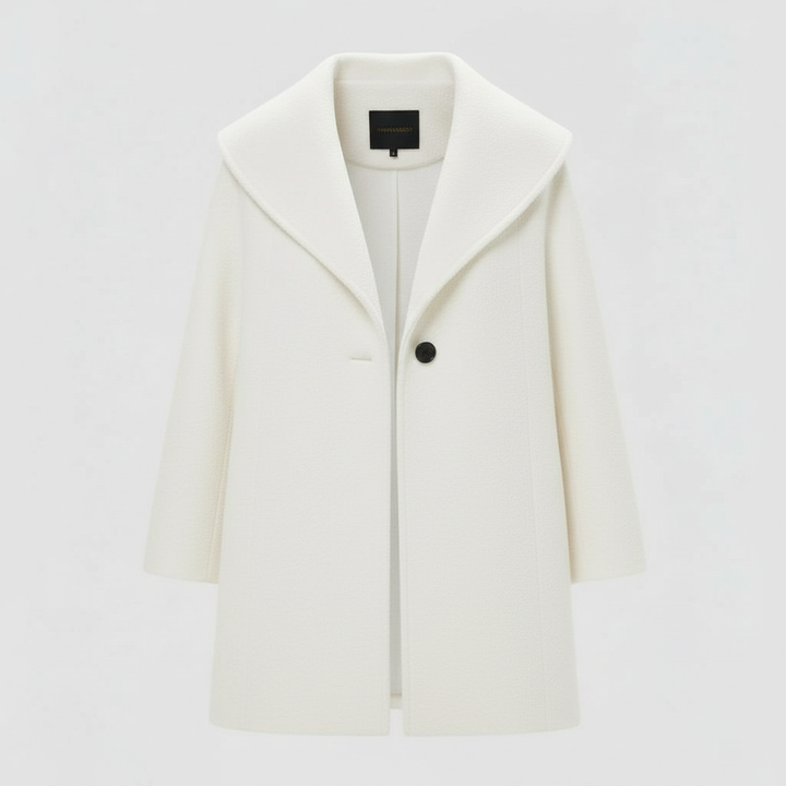 Windproof women's coat with shawl collar | Amarae