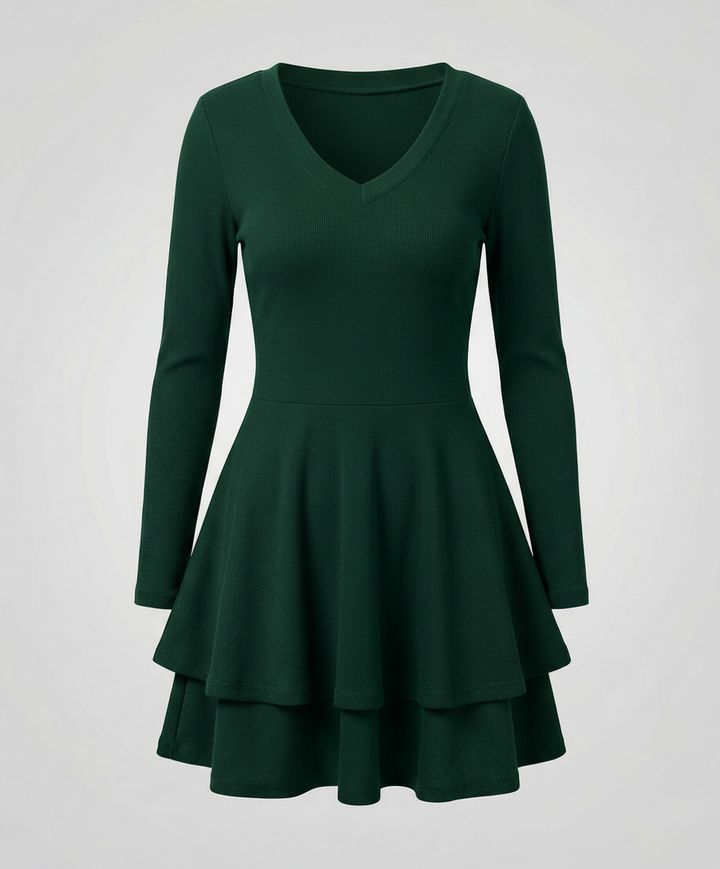 Women's Wrap Dress Ruffles | Heidi Fashion