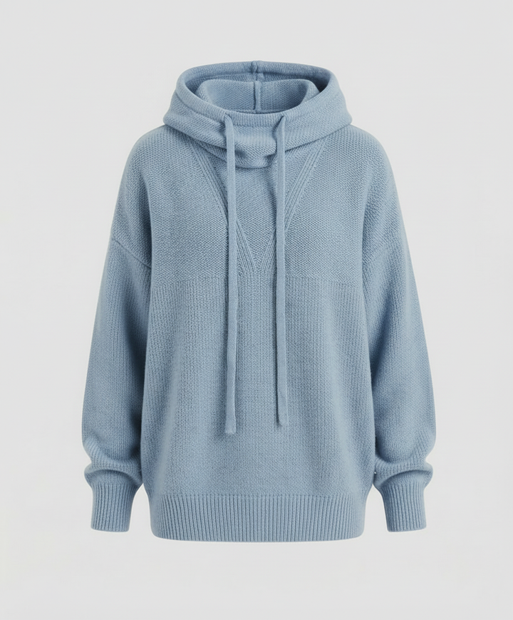Casual, stylish pullover with stack collar | Amarae