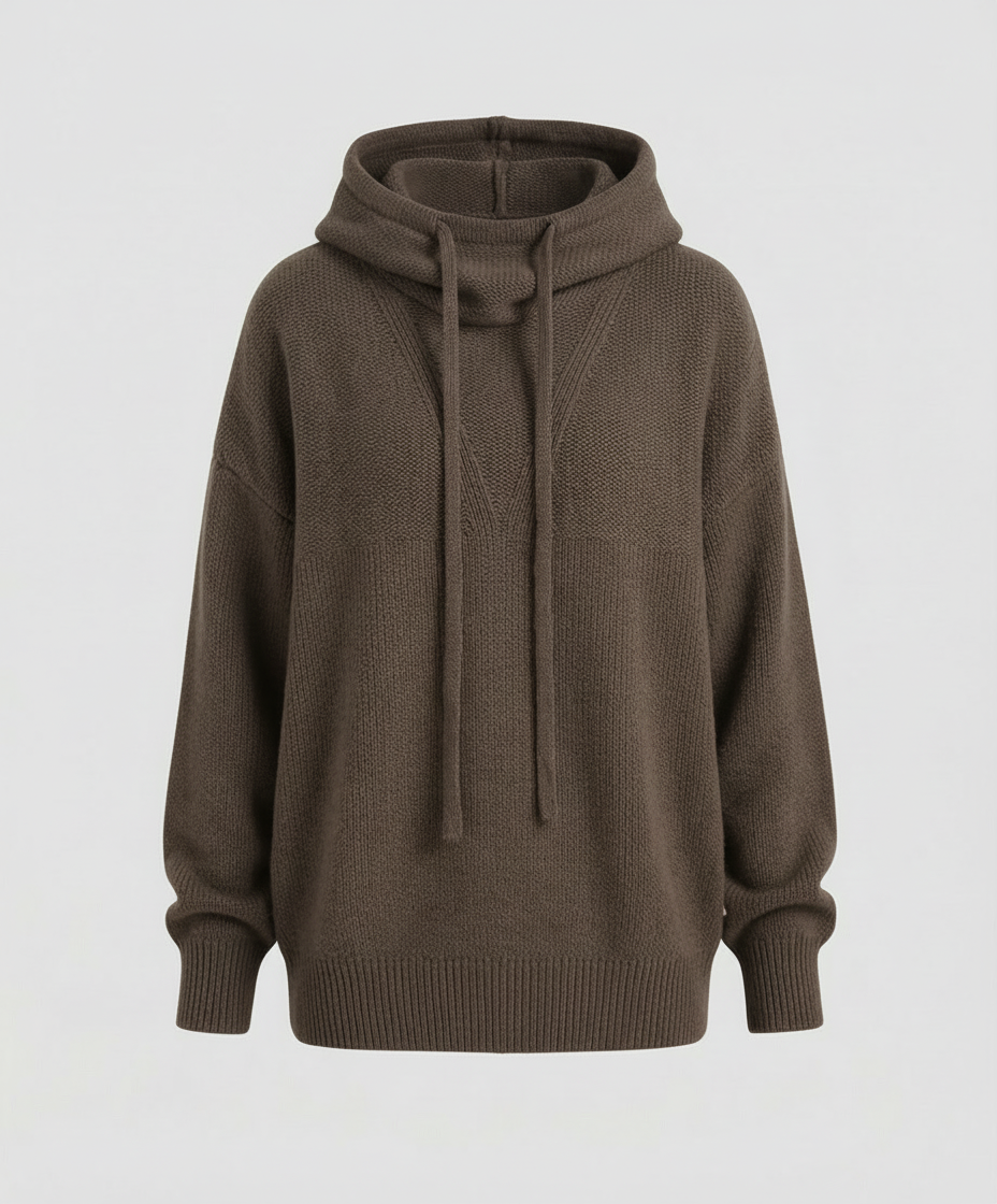Casual, stylish pullover with stack collar | Amarae