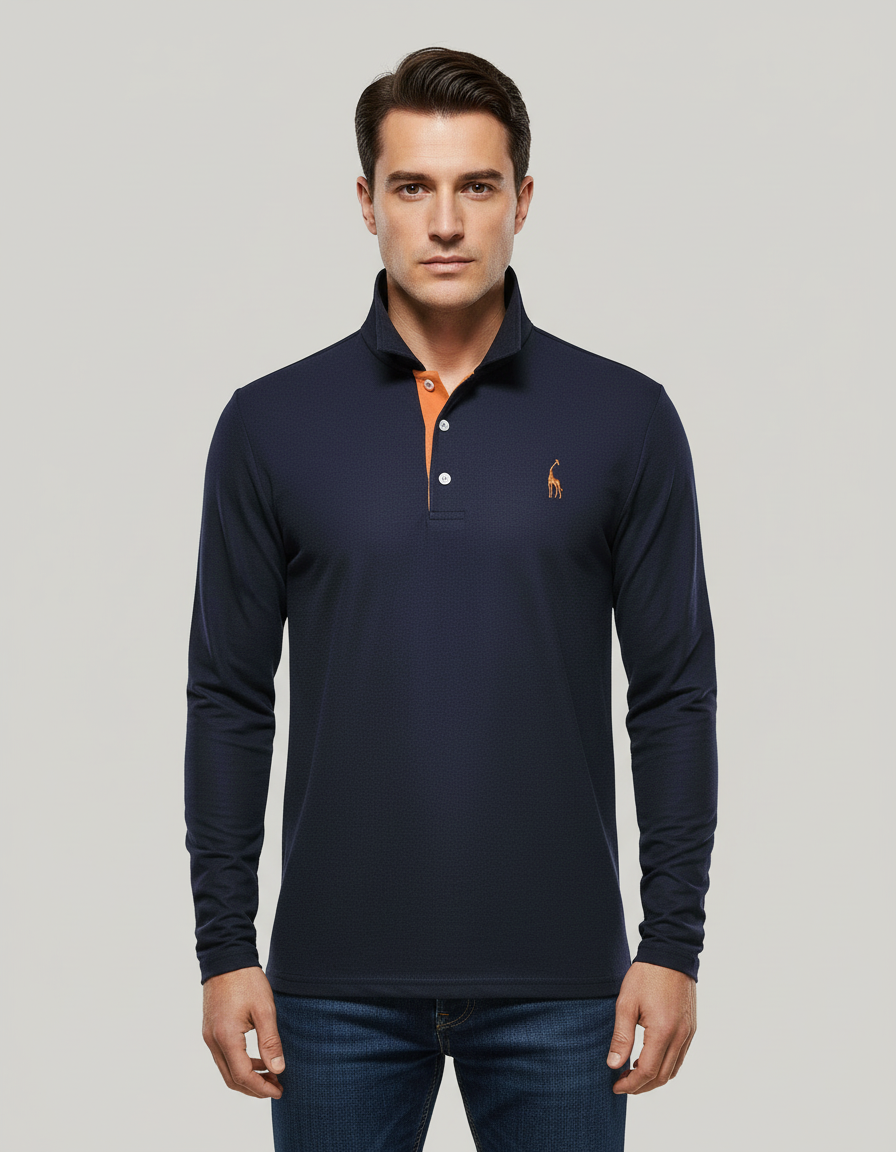 Breathable Cotton Polo Shirt Men's | Amarae