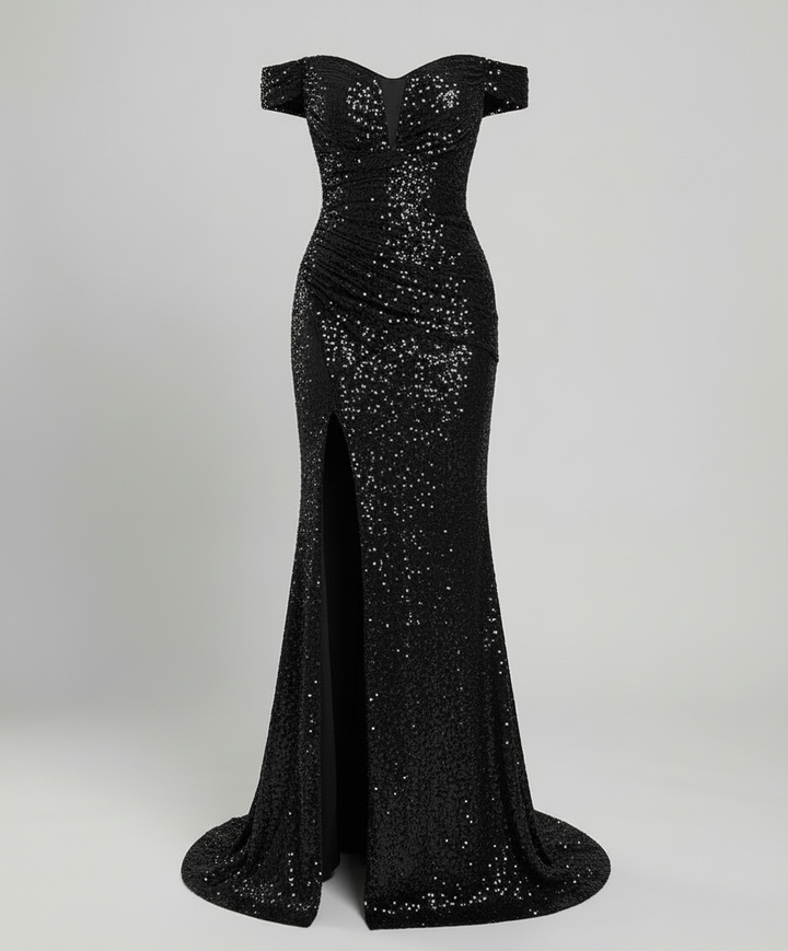 Elegant Off Shoulder Evening Dress Women | Amarae