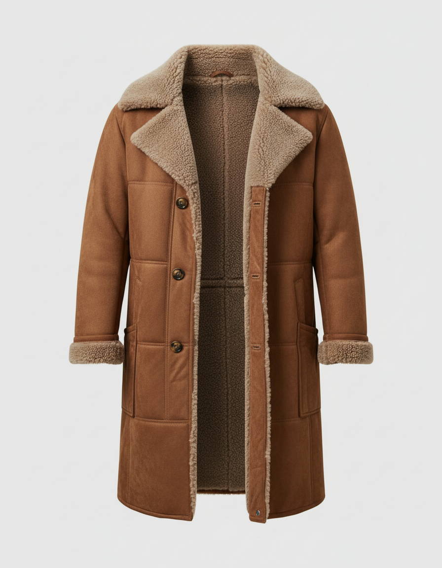 Classic Sheepskin Pilot Coat Men | R&B