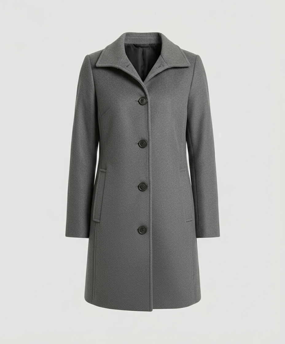 Elegant Single-Breasted Coat Women | Amarae