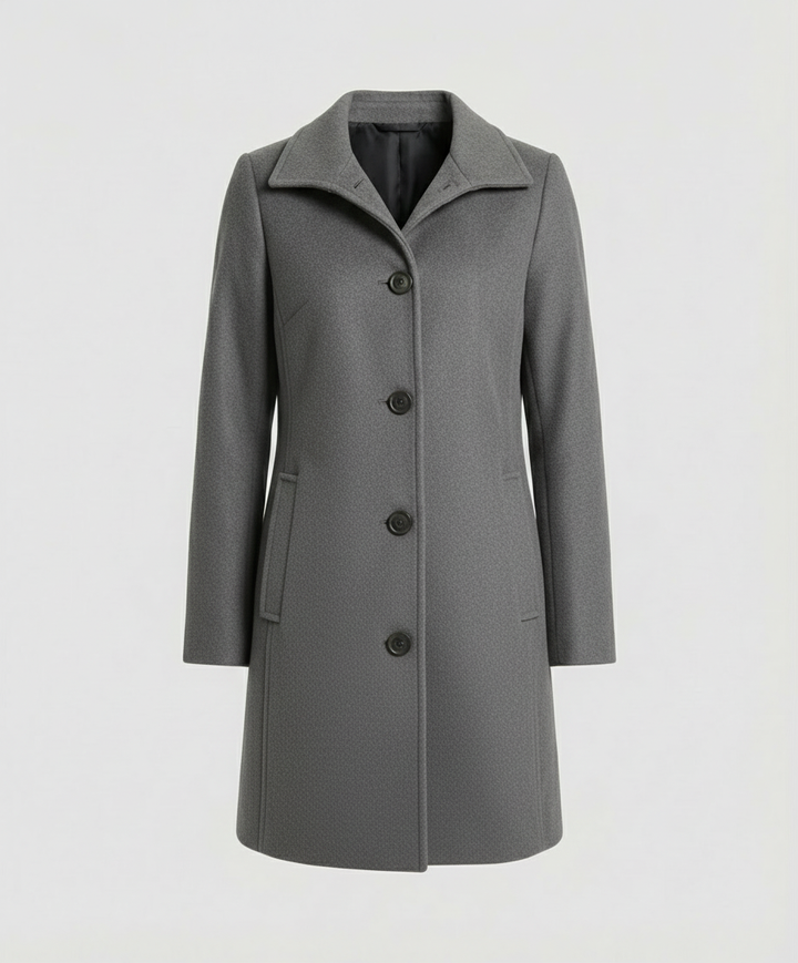 Elegant Single-Breasted Coat Women | Amarae