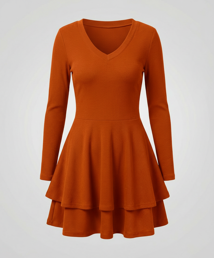 Women's Wrap Dress Ruffles | Heidi Fashion