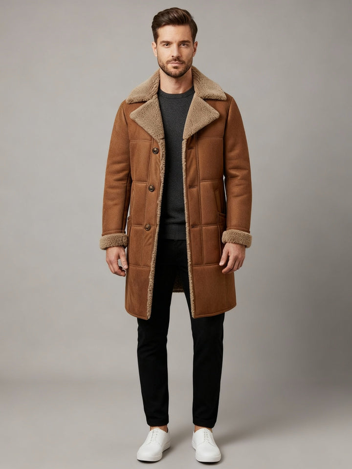 Classic Sheepskin Pilot Coat Men | R&B