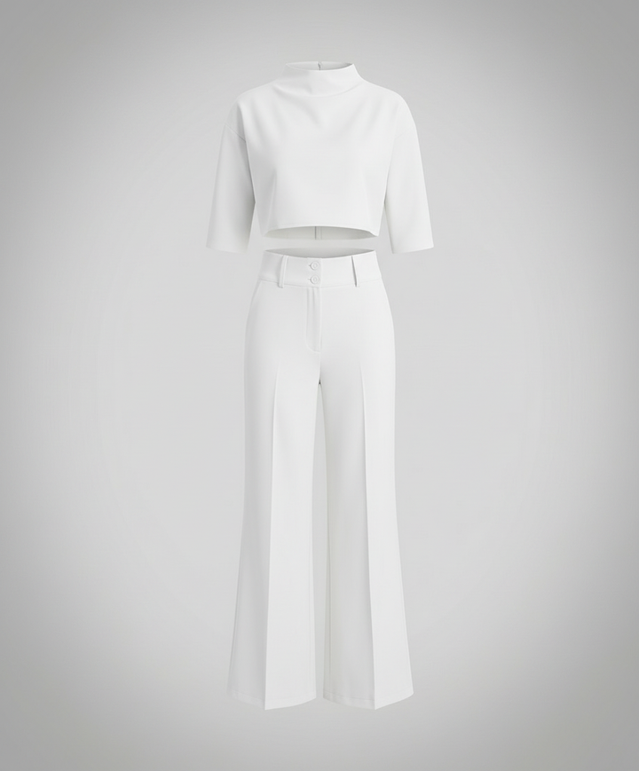 Tailored Autumn Pants Set Women | Heidi-Mode
