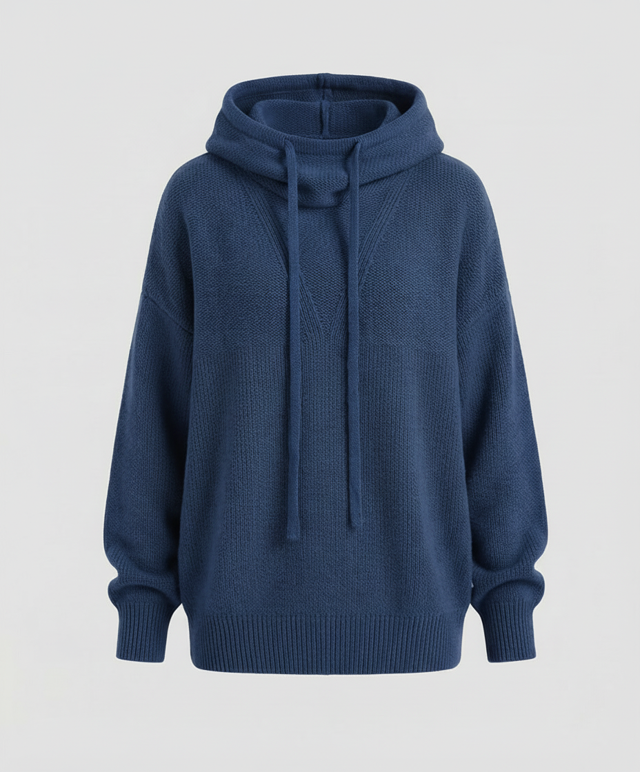 Casual, stylish pullover with stack collar | Amarae
